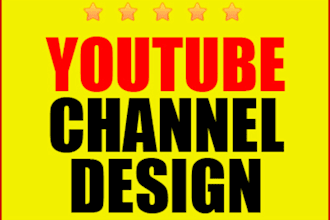 create customized PROFESSIONAL YouTube channel or Twitter background image within 48 hours