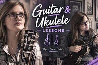 teach you guitar or ukulele