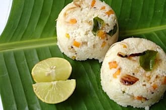 send you recipe of indian Dish named Upma