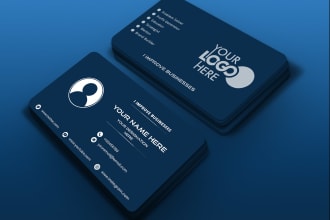 design awesome and modern business card, name card quickly
