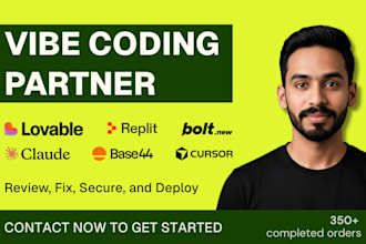 be your vibe coding developer to fix vibe code bugs in web application