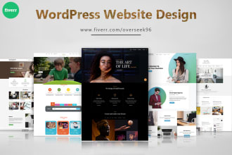 build a mobile responsive wordpress website design for you