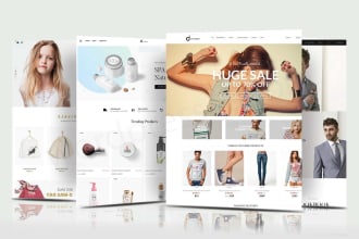 create an ecommerce website, online store, online webshop
