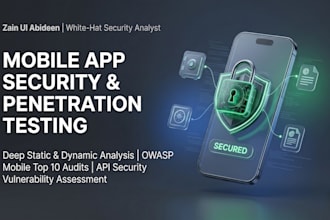 perform deep mobile app security and penetration testing