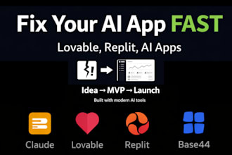 fix, scale and complete your ai or vibe coding app