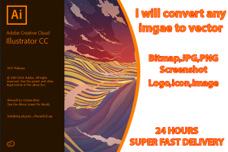 convert jpg,pdf,bmp,png,logo to vector tracing file