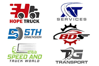 do transport logistic trucking logo within 24 hours