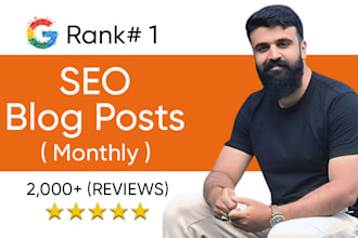 write high quality SEO blog posts and articles