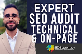 provide an expert SEO audit report and a competitive website analysis