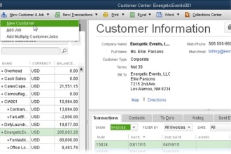 do quickbooks data entry