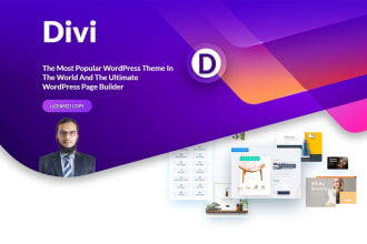 create a stunning wordpress website with divi theme