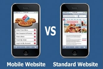 create a professional MOBILE website which will be compatible with all smartphones and tablets