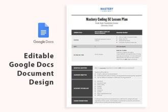 design or convert your google docs, ms word and PDF document