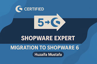 develop and provide support for your shopware 5 shop