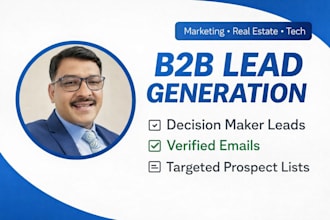 generate targeted b2b decision maker leads with verified emails