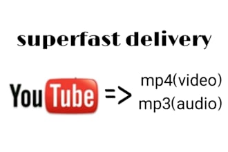 convert youtube to mp4 or mp3