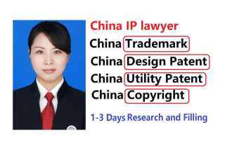 apply for china trademark china patent china tm design utility patent copyright