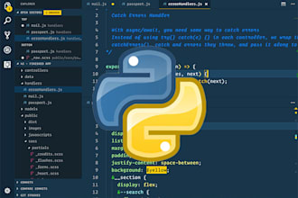 write python code for you