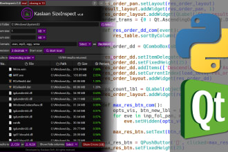 create professional pyqt or pyside gui