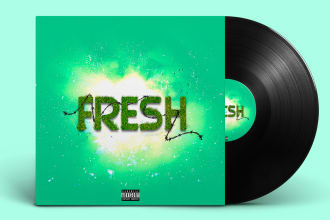 design amazing album cover or single cover art