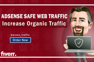 send adsense safe organic website traffic from USA