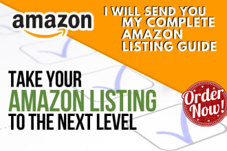 send you my complete guide to creating your amazon listing