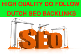 make high quality dutch seo backlinks