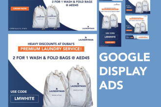 design google display ads in various sizes