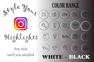 design unique instagram story highlights