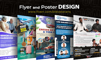 design professional flyer, poster, brochure, in 12 hours