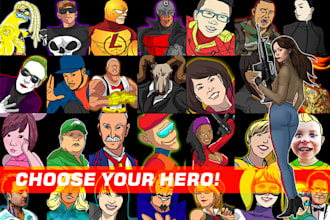 draw your superhero alter ego