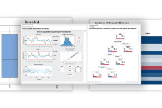 do statistical data analysis using minitab and spss software