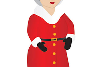 record a fun and bubbly mrs santa claus voiceover