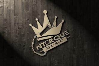 create a catchy hip hop logo for your music label