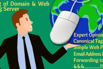 do domain and web hosting server linking and cloudfare setup