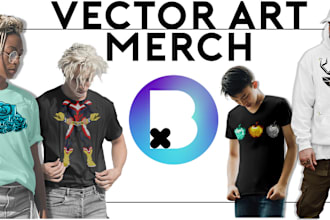 turn your art into a vector graphic for merchandise