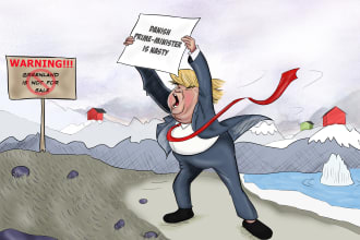 draw political cartoon and caricature