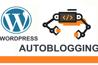 create wordpress auto blog news website with unique content