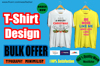 do typographic tshirt designs