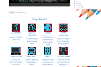 create a beautiful website with wordpress