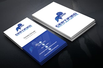 design a corporate business card just