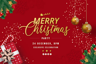 design an elegant christmas card, xmas card, christmas greeting card