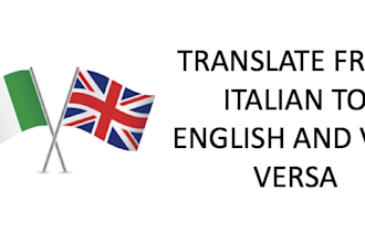 translate from italian to english and other languages