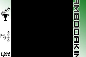 design a professional Youtube Background