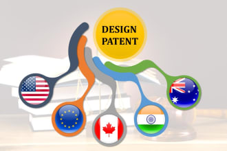 draft and file a design patent application