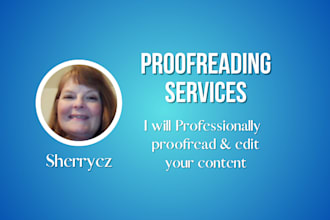 proofread and edit documents of 2000 words or less