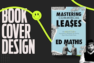 do unique book cover design, print and kindle cover