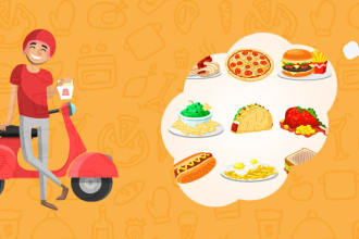 develop a pizza delivery app with fully responsive website