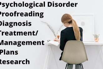 proofreading psychological work disorder diagnosis treatment