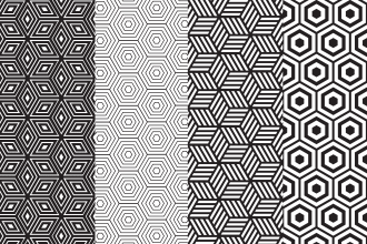 design a repeated seamless geometric pattern